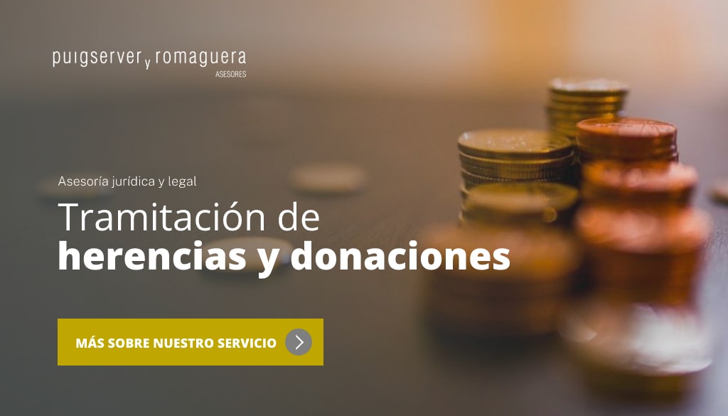Tramitación herencias y donaciones - PYR Asesores - Mallorca